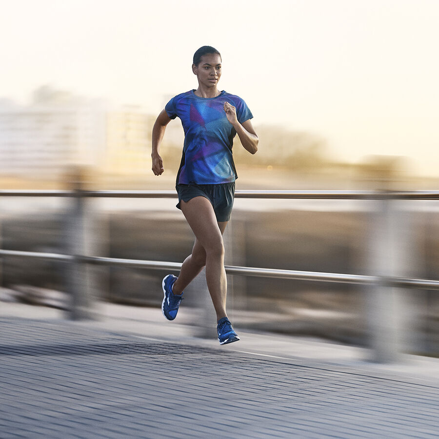 Mizuno Aero Graphic Tee Dazzling Blue